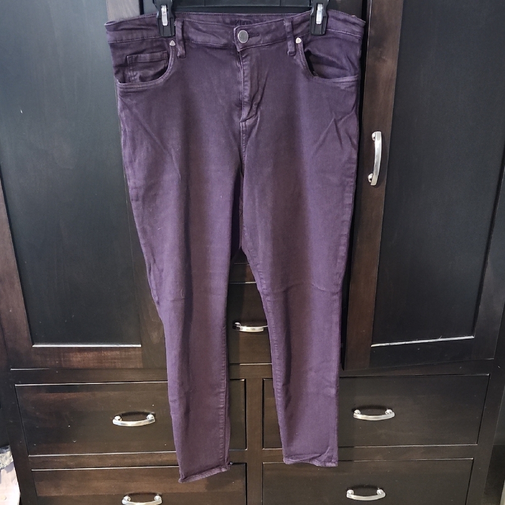 Kut from the Kloth Purple Skinny Jeans